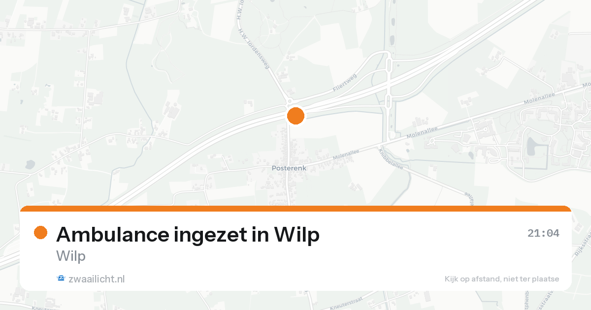 Ambulance ingezet in Wilp — 23 aug 2026