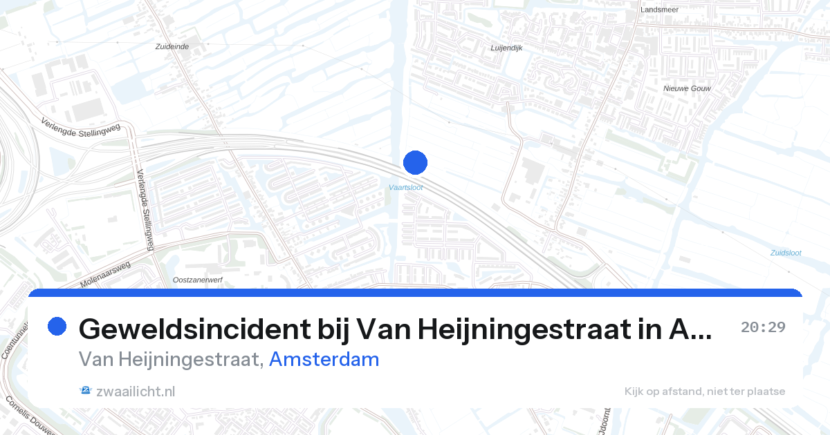 Geweldsincident bij Van Heijningestraat in Amsterdam — 27 aug 2026