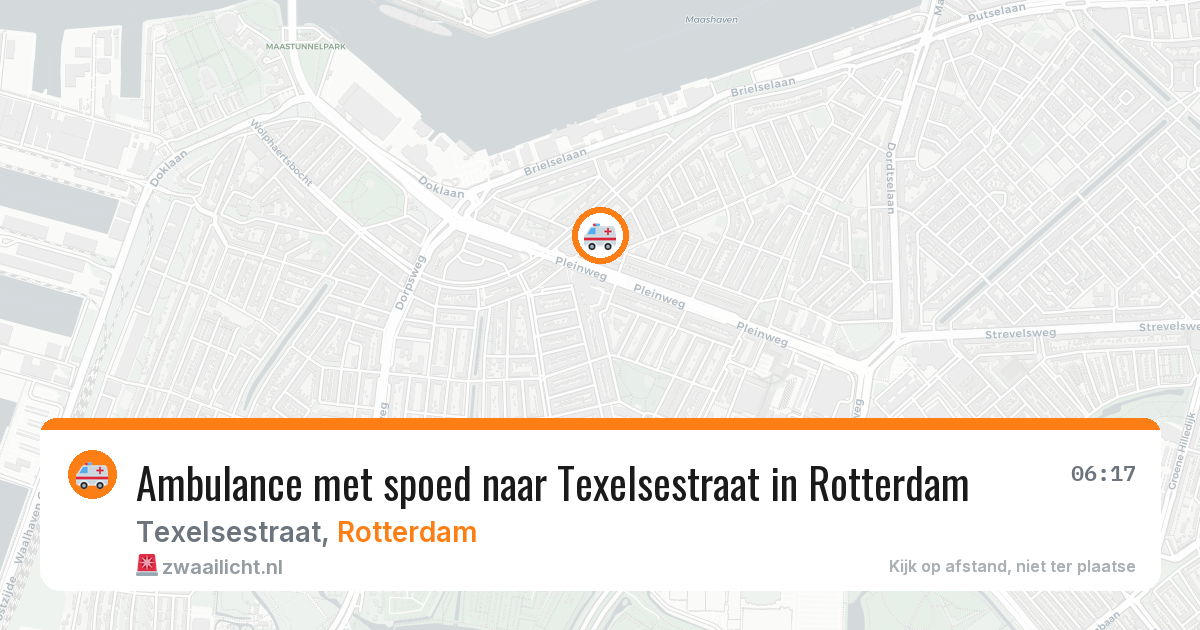 Ambulance met spoed naar Texelsestraat in Rotterdam — 29 jan 2026