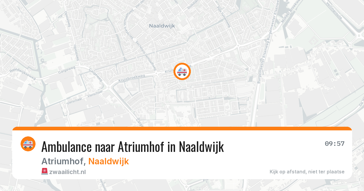 Ambulance naar Atriumhof in Naaldwijk — 26 jul 2026