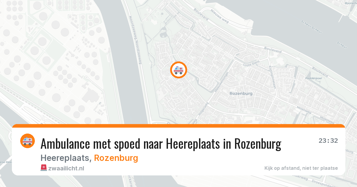 Ambulance met spoed naar Heereplaats in Rozenburg — 29 mei 2026