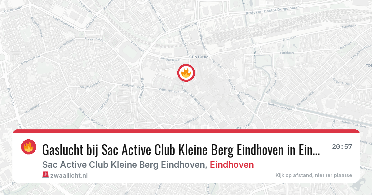 Gaslucht bij Sac Active Club Kleine Berg Eindhoven in Eindhoven — 20 jun 2026