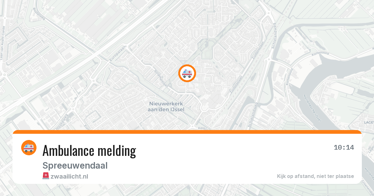 Ambulance melding — 2 jun 2026