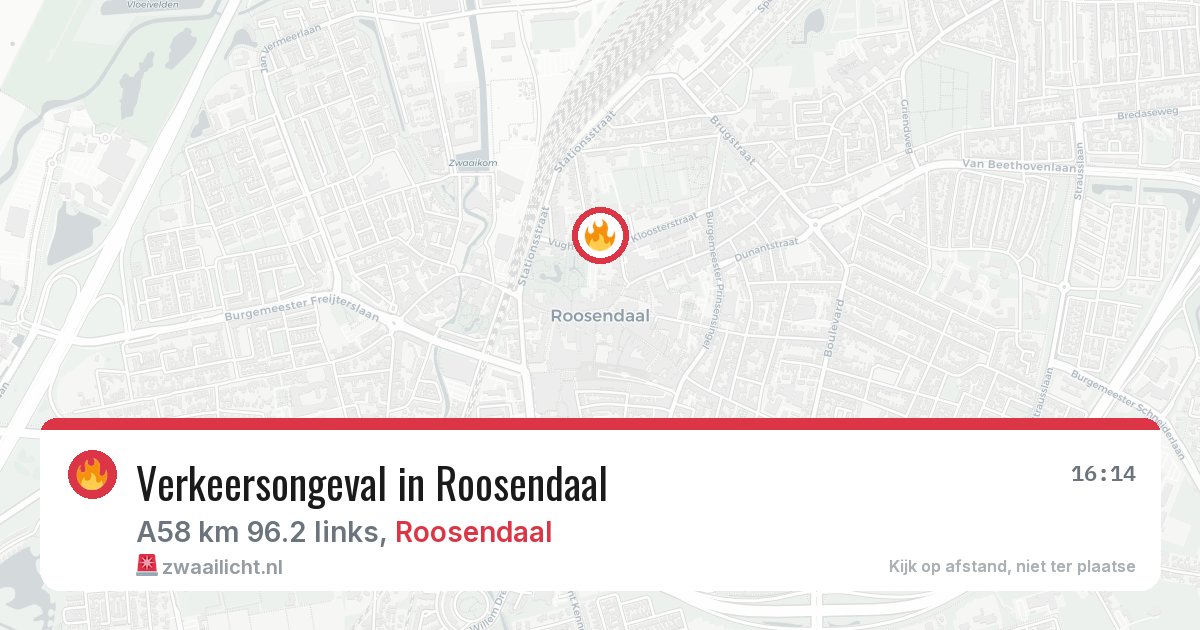 Verkeersongeval in Roosendaal — 7 jul 2026