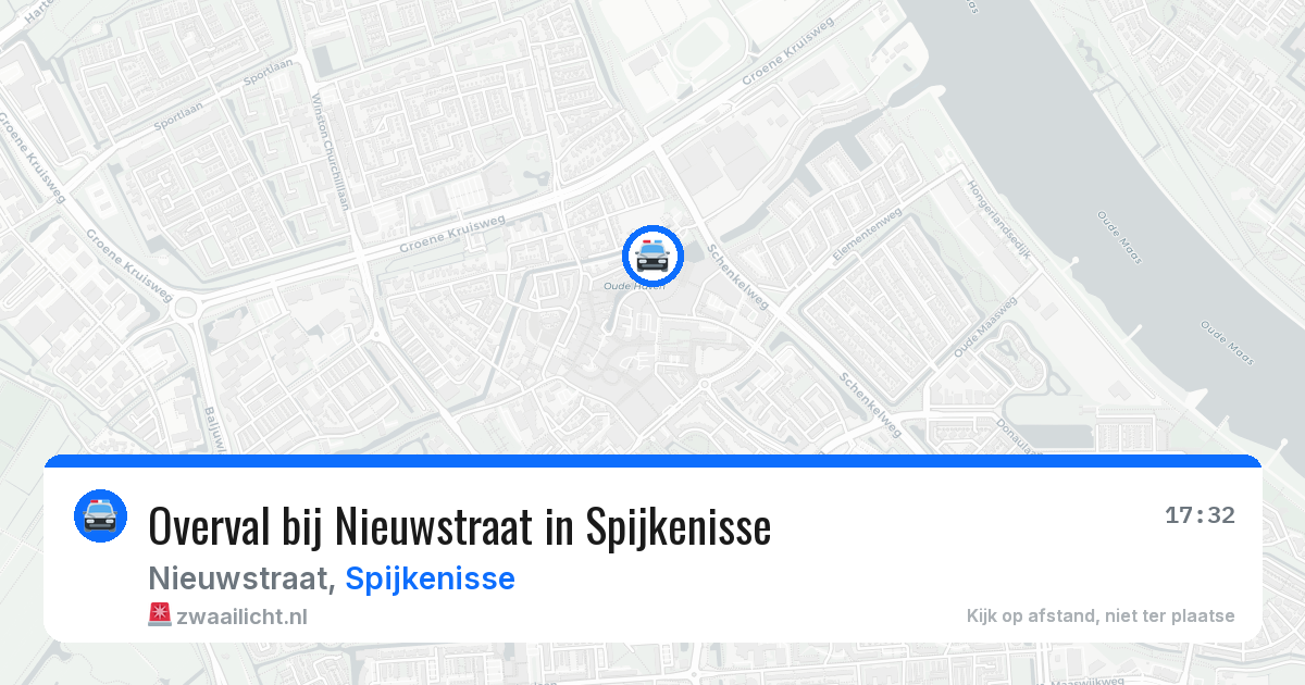 Overval bij Nieuwstraat in Spijkenisse — 10 aug 2026