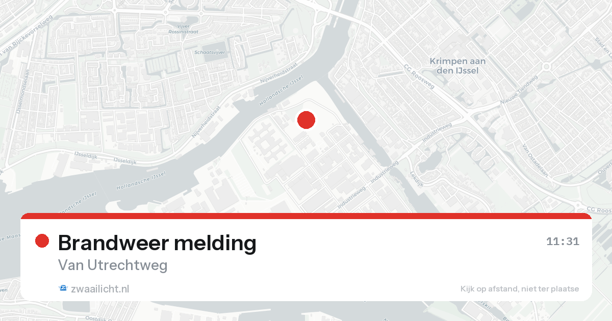 Brandweer melding — 7 feb 2026