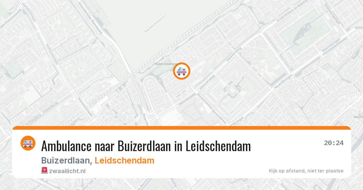 Ambulance naar Buizerdlaan in Leidschendam — 15 mei 2026