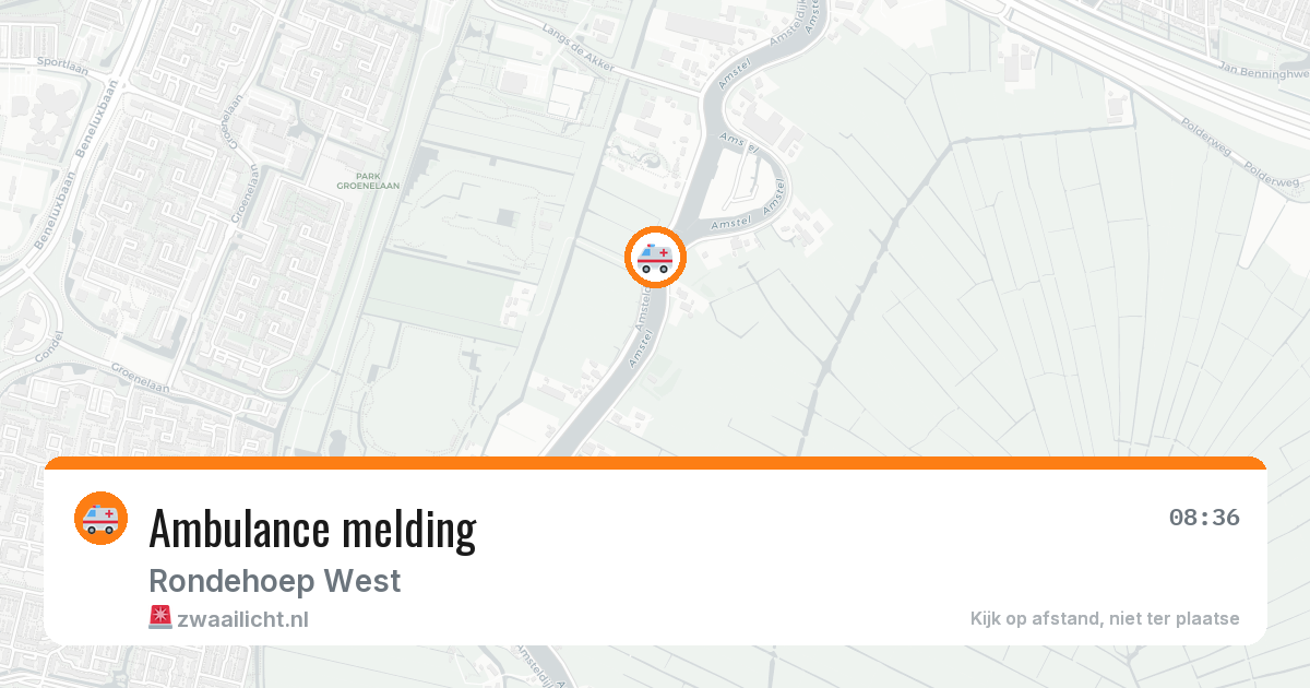 Ambulance melding — 20 jun 2026