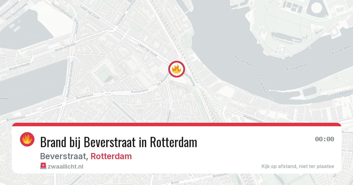 Brand bij Beverstraat in Rotterdam — 7 jul 2026