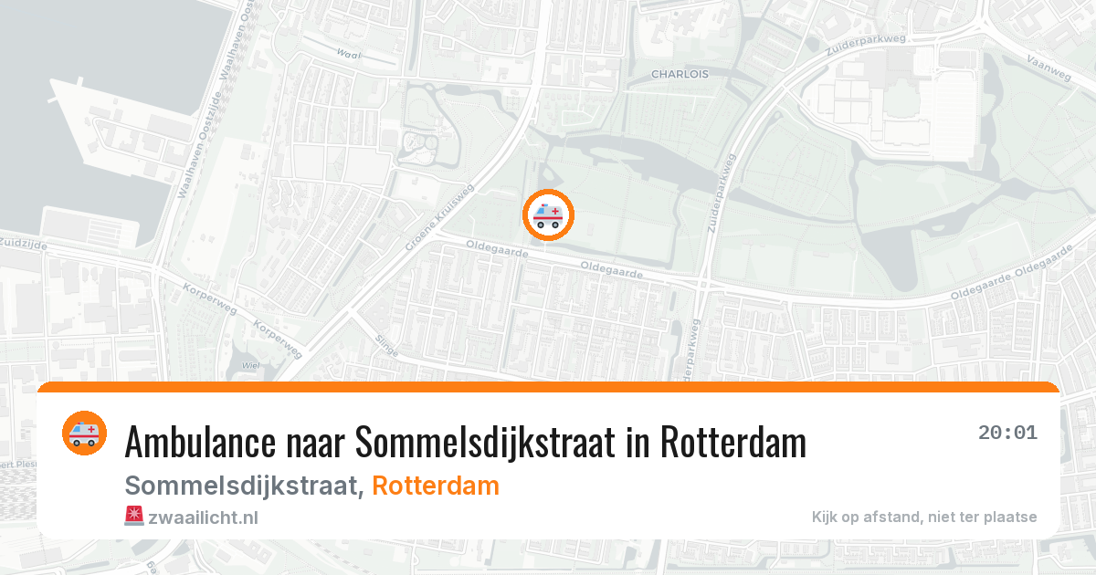 Ambulance naar Sommelsdijkstraat in Rotterdam — 4 jun 2026