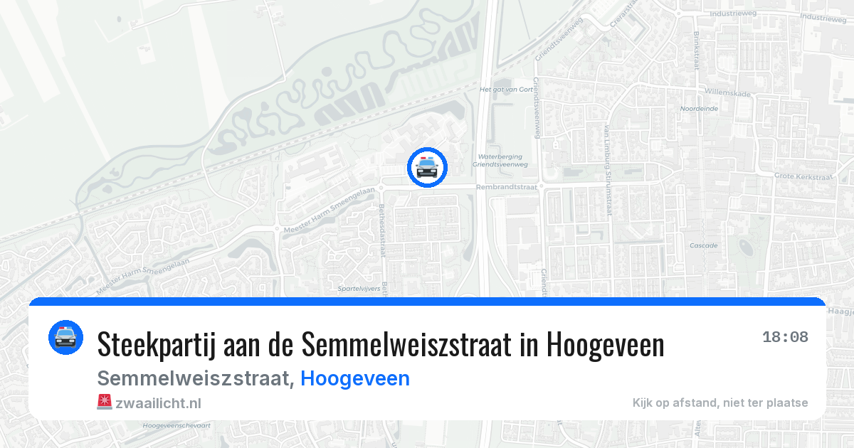 Steekpartij aan de Semmelweiszstraat in Hoogeveen — 26 apr 2026
