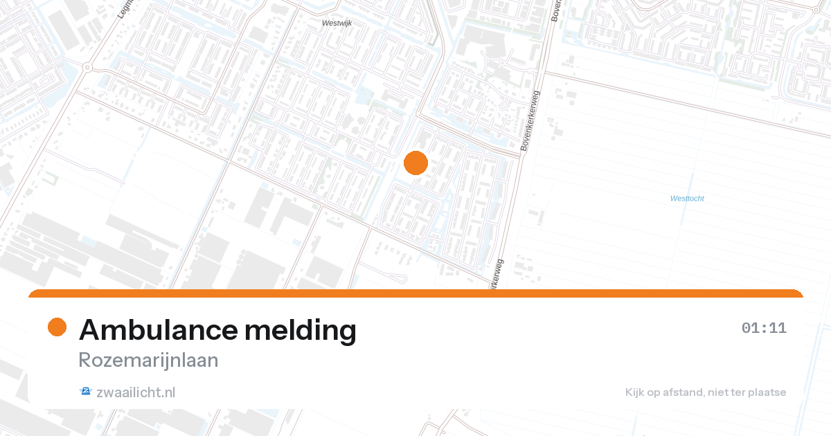 Ambulance melding — 1 feb 2026