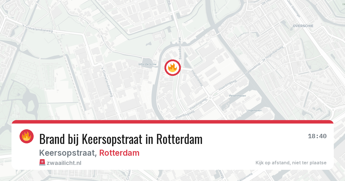 Brand bij Keersopstraat in Rotterdam — 4 mei 2026