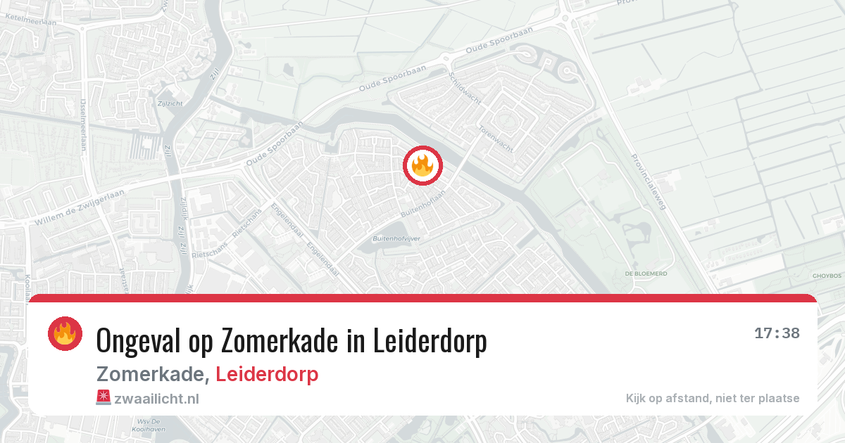 Ongeval op Zomerkade in Leiderdorp — 18 mrt 2026