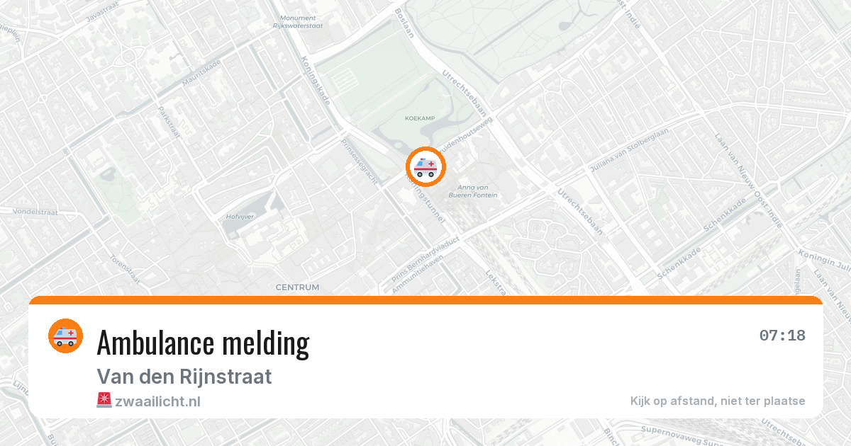 Ambulance melding — 9 jun 2026