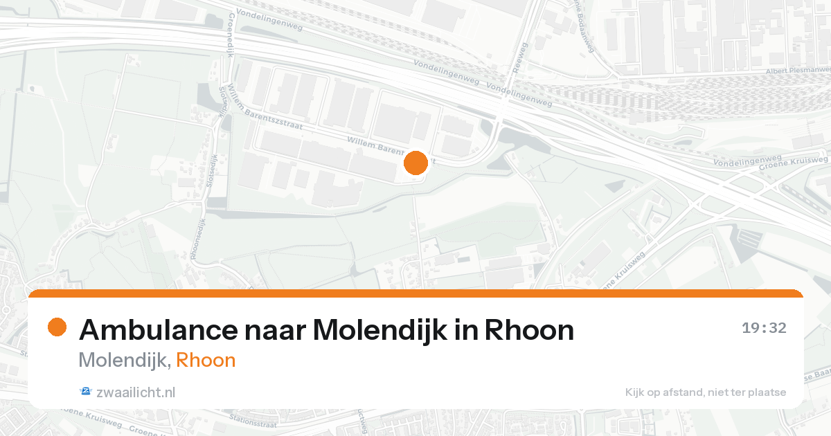 Ambulance naar Molendijk in Rhoon — 7 feb 2026