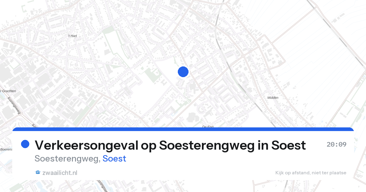 Verkeersongeval op Soesterengweg in Soest — 23 aug 2026