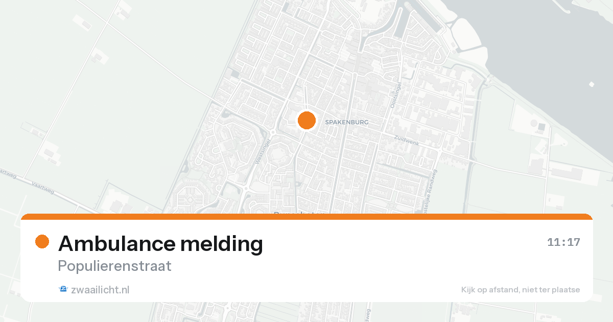 Ambulance melding — 7 feb 2026