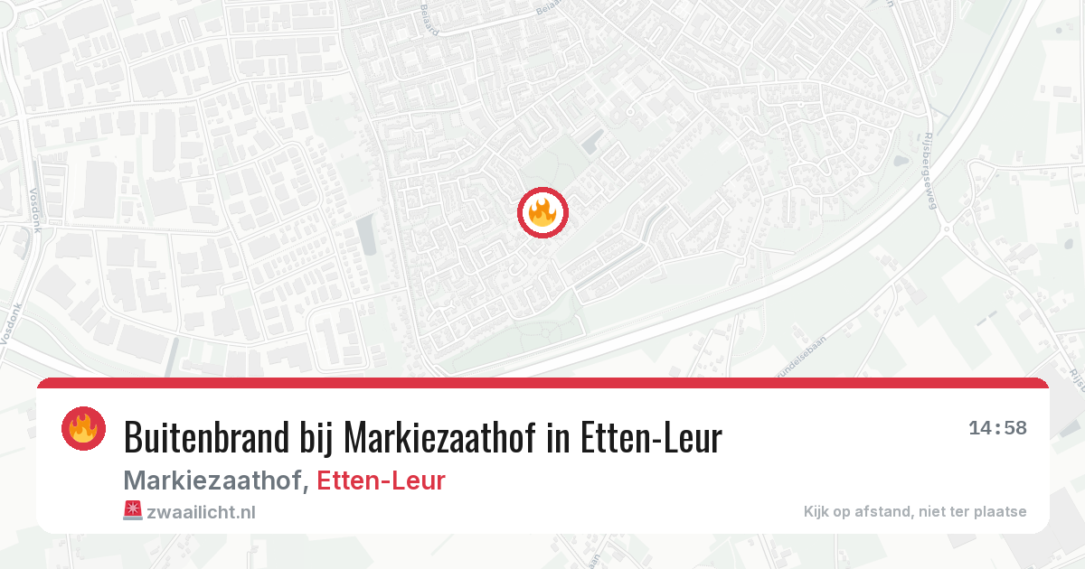 Buitenbrand bij Markiezaathof in Etten-Leur — 30 apr 2026