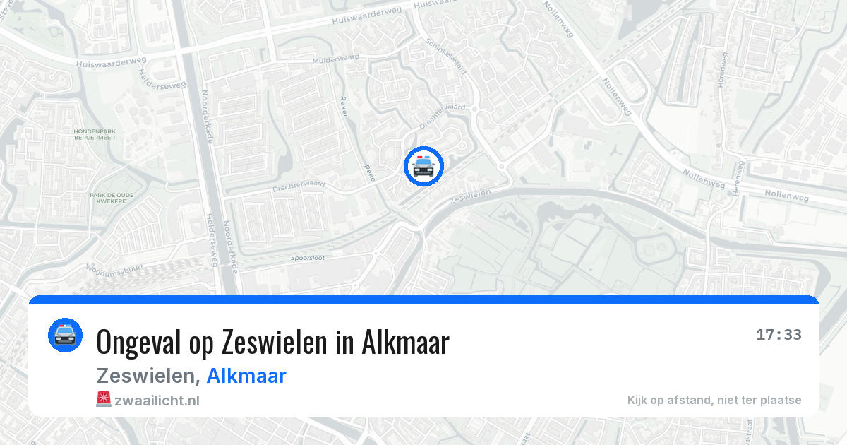 Ongeval op Zeswielen in Alkmaar — 9 mei 2026