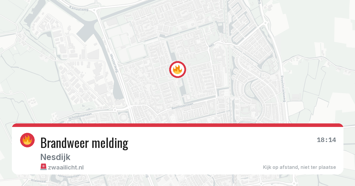 Brandweer melding — 2 apr 2026
