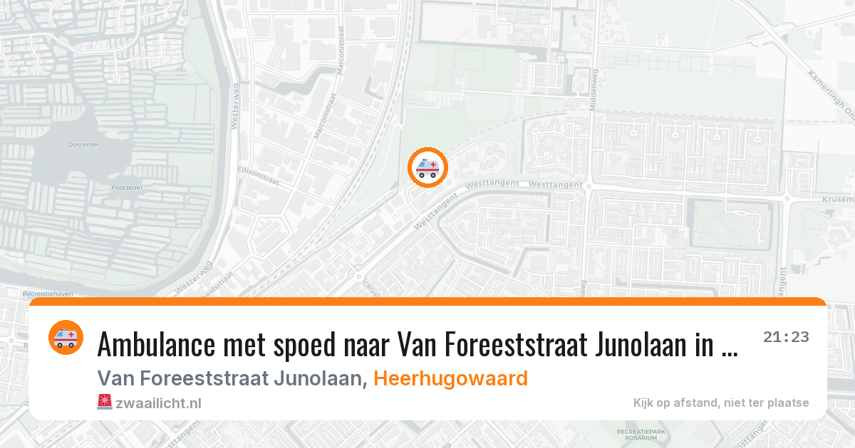 Ambulance met spoed naar Van Foreeststraat Junolaan in Heerhugowaard — 10 feb 2026
