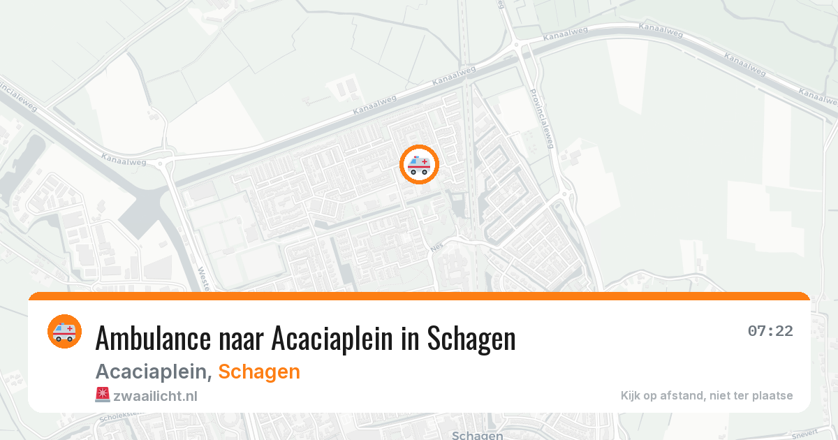 Ambulance naar Acaciaplein in Schagen — 8 jun 2026