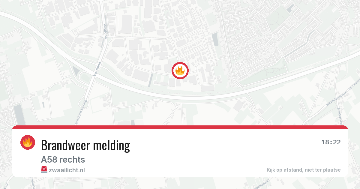 Brandweer melding — 16 apr 2026