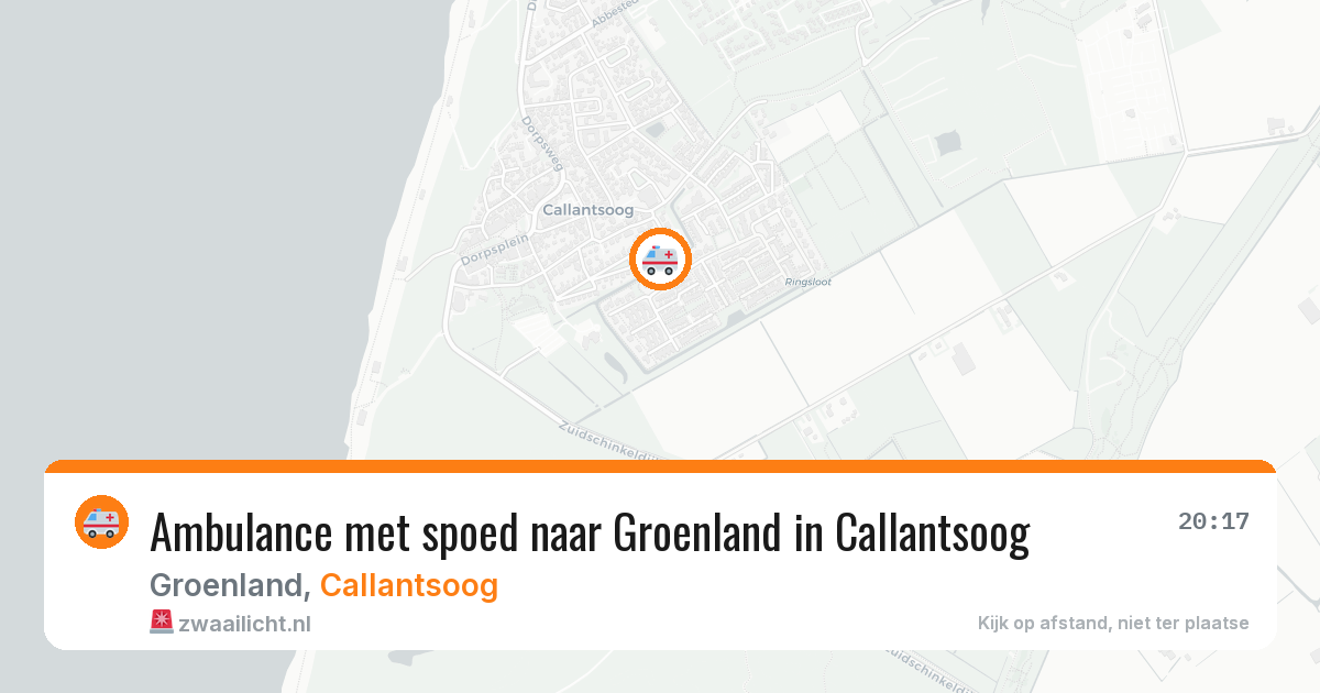 Ambulance met spoed naar Groenland in Callantsoog — 14 jul 2026
