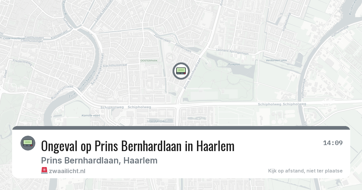 Ongeval op Prins Bernhardlaan in Haarlem — 2 mrt 2026