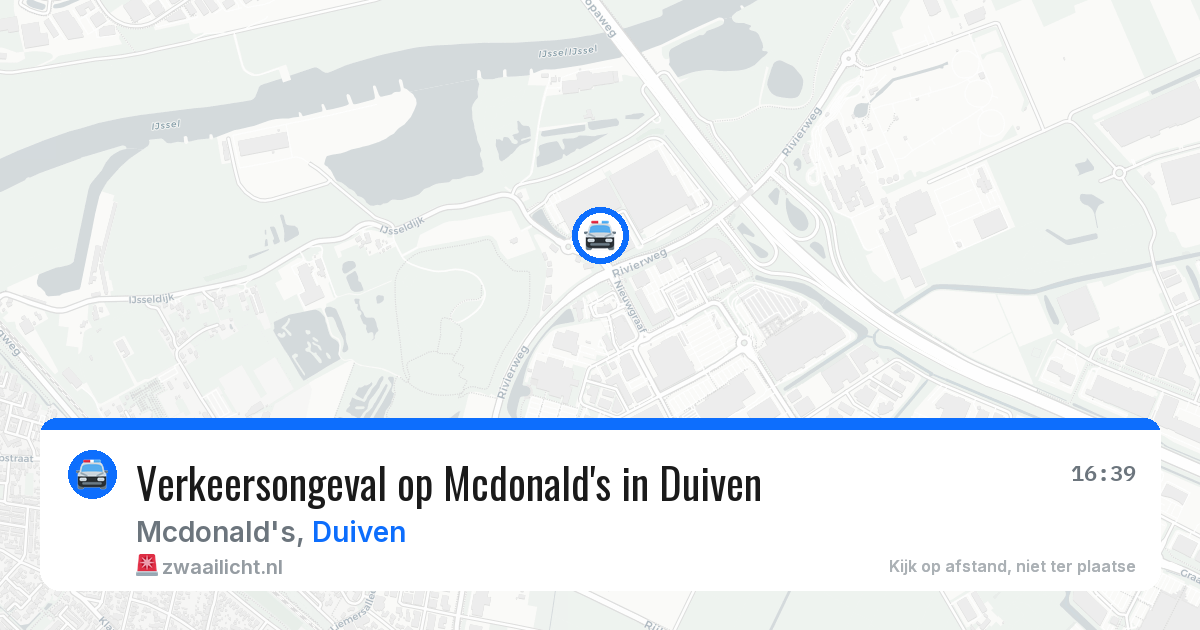 Verkeersongeval op Mcdonald's in Duiven — 31 mei 2026
