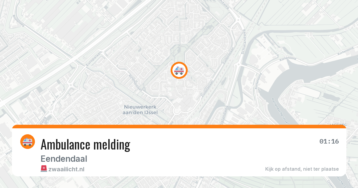 Ambulance melding — 13 feb 2026