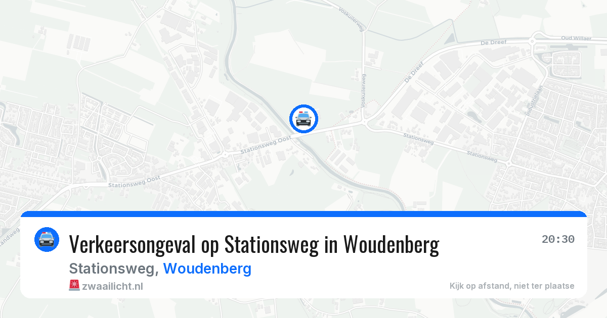Verkeersongeval op Stationsweg in Woudenberg — 29 jun 2026