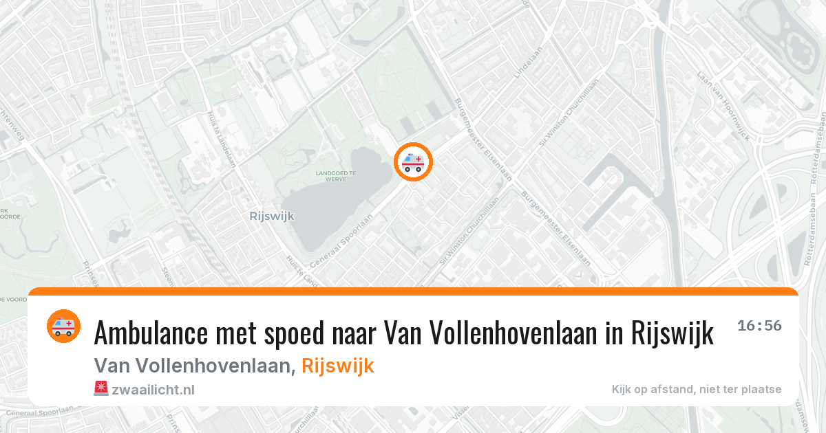 Ambulance met spoed naar Van Vollenhovenlaan in Rijswijk — 28 jun 2026