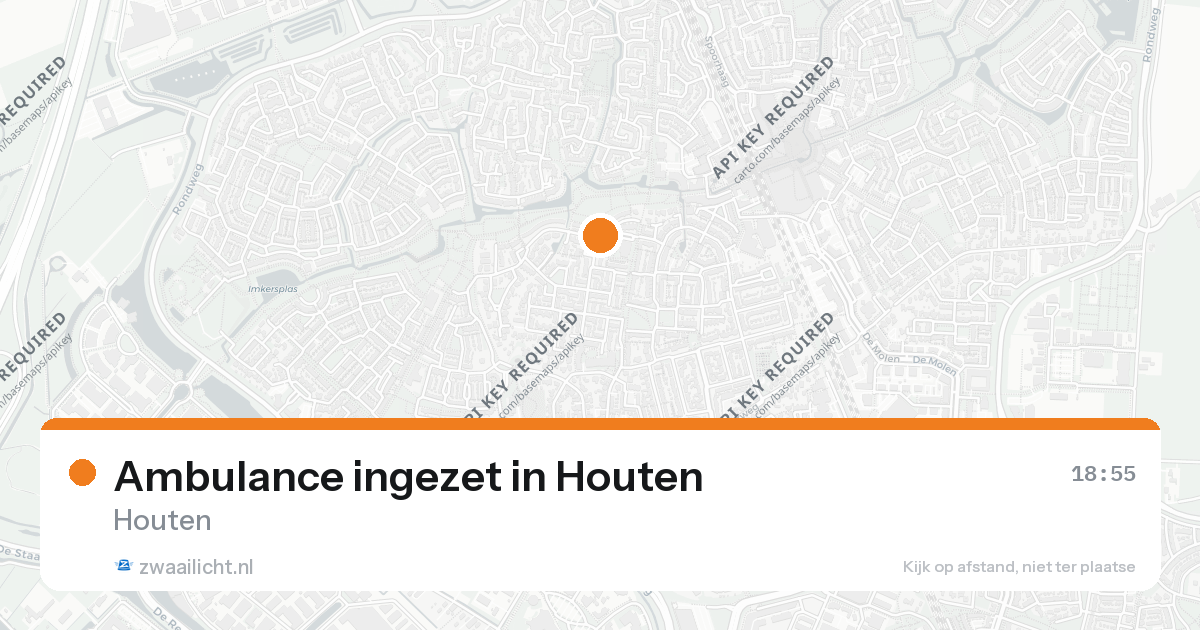 Ambulance ingezet in Houten — 6 apr 2026