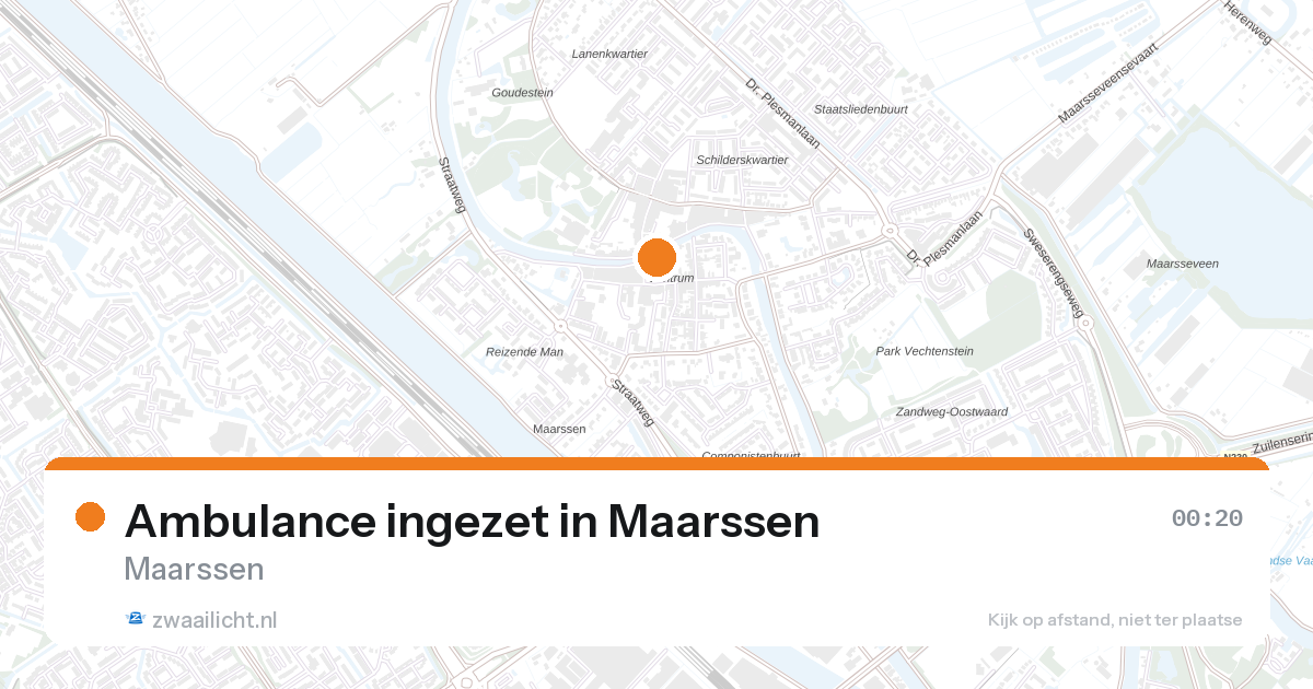 Ambulance ingezet in Maarssen — 31 jan 2026