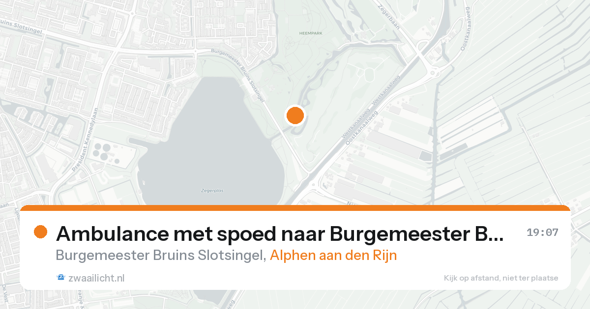 Ambulance met spoed naar Burgemeester Bruins Slotsingel in Alphen aan den Rijn — 7 feb 2026