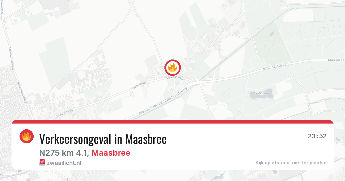 Verkeersongeval in Maasbree — 28 jan 2026