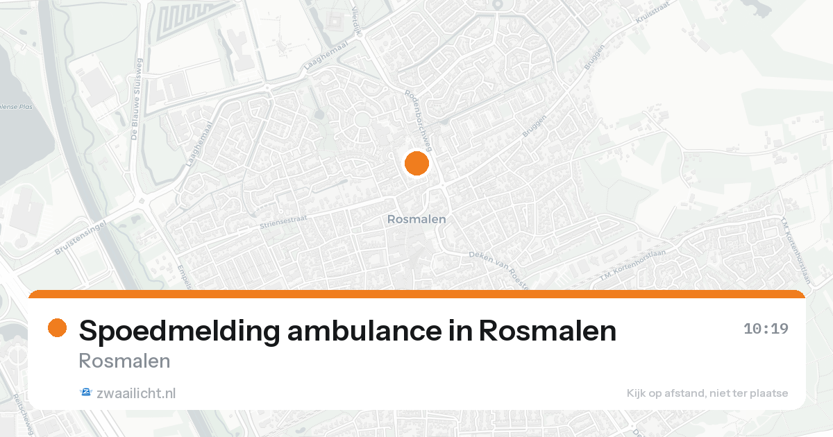 Spoedmelding ambulance in Rosmalen — 8 feb 2026