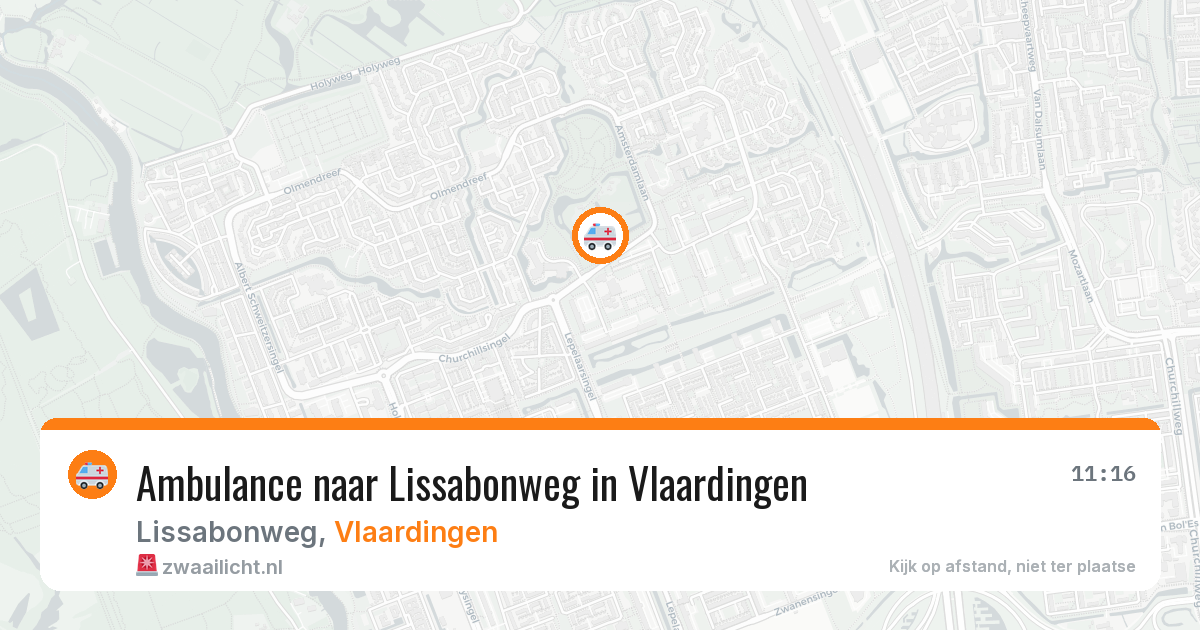 Ambulance naar Lissabonweg in Vlaardingen — 2 jul 2026
