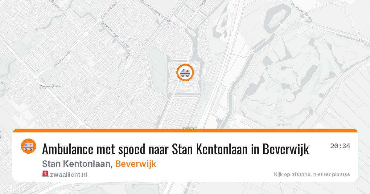 Ambulance met spoed naar Stan Kentonlaan in Beverwijk — 6 jul 2026