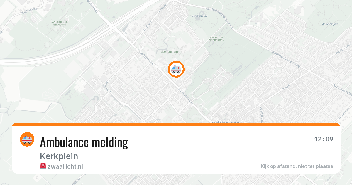 Ambulance melding — 10 feb 2026