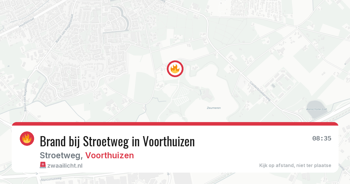 Brand bij Stroetweg in Voorthuizen — 26 jun 2026