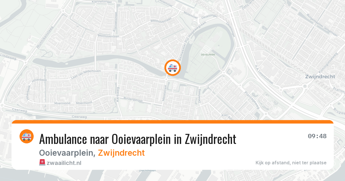 Ambulance naar Ooievaarplein in Zwijndrecht — 19 mei 2026