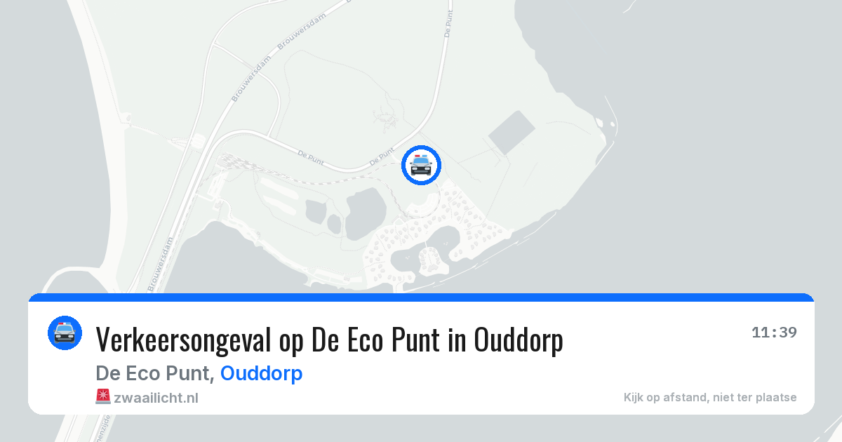 Verkeersongeval op De Eco Punt in Ouddorp — 26 jun 2026