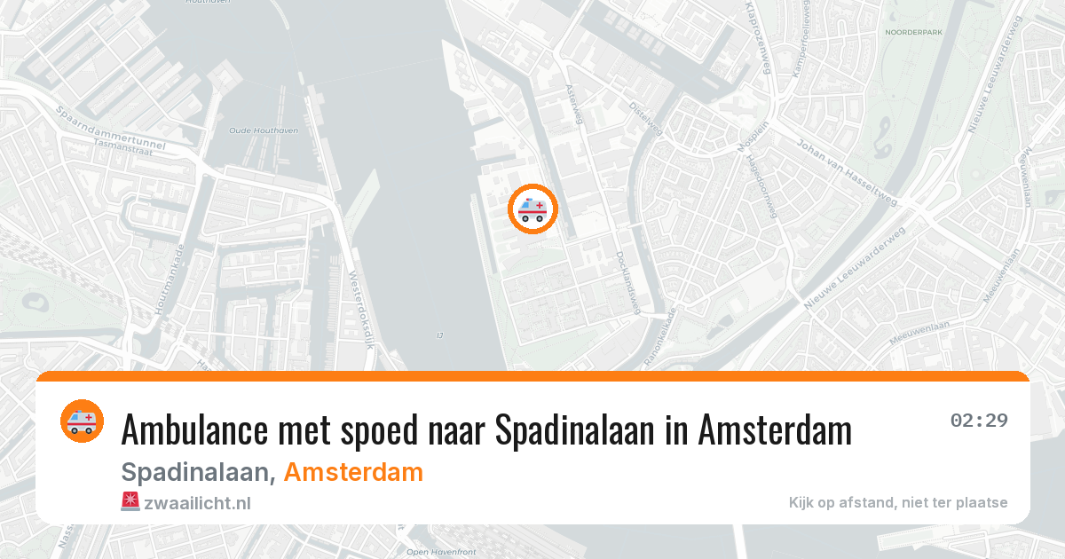 Ambulance met spoed naar Spadinalaan in Amsterdam — 11 apr 2026