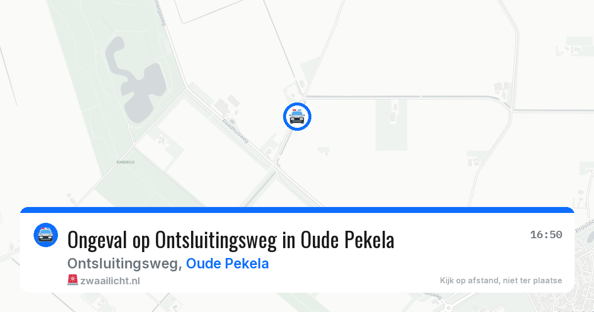Ongeval op Ontsluitingsweg in Oude Pekela — 2 jul 2026