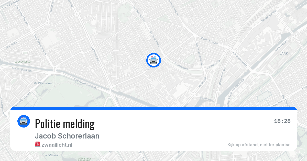 Politie melding — 5 mei 2026