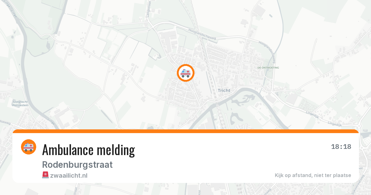 Ambulance melding — 17 jan 2026