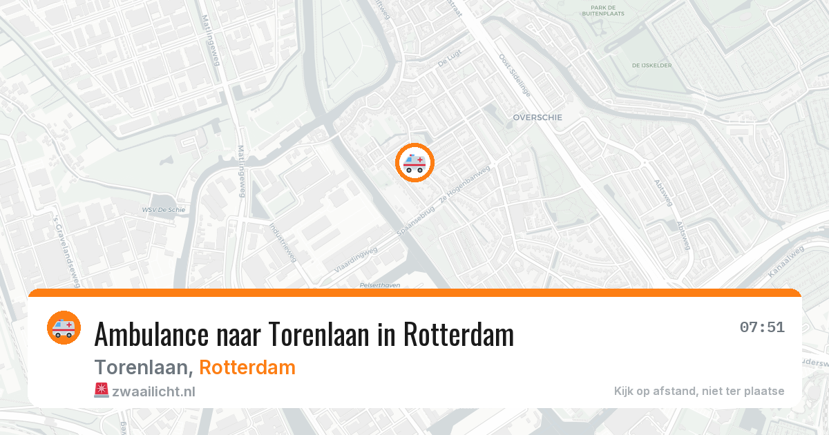 Ambulance naar Torenlaan in Rotterdam — 8 apr 2026